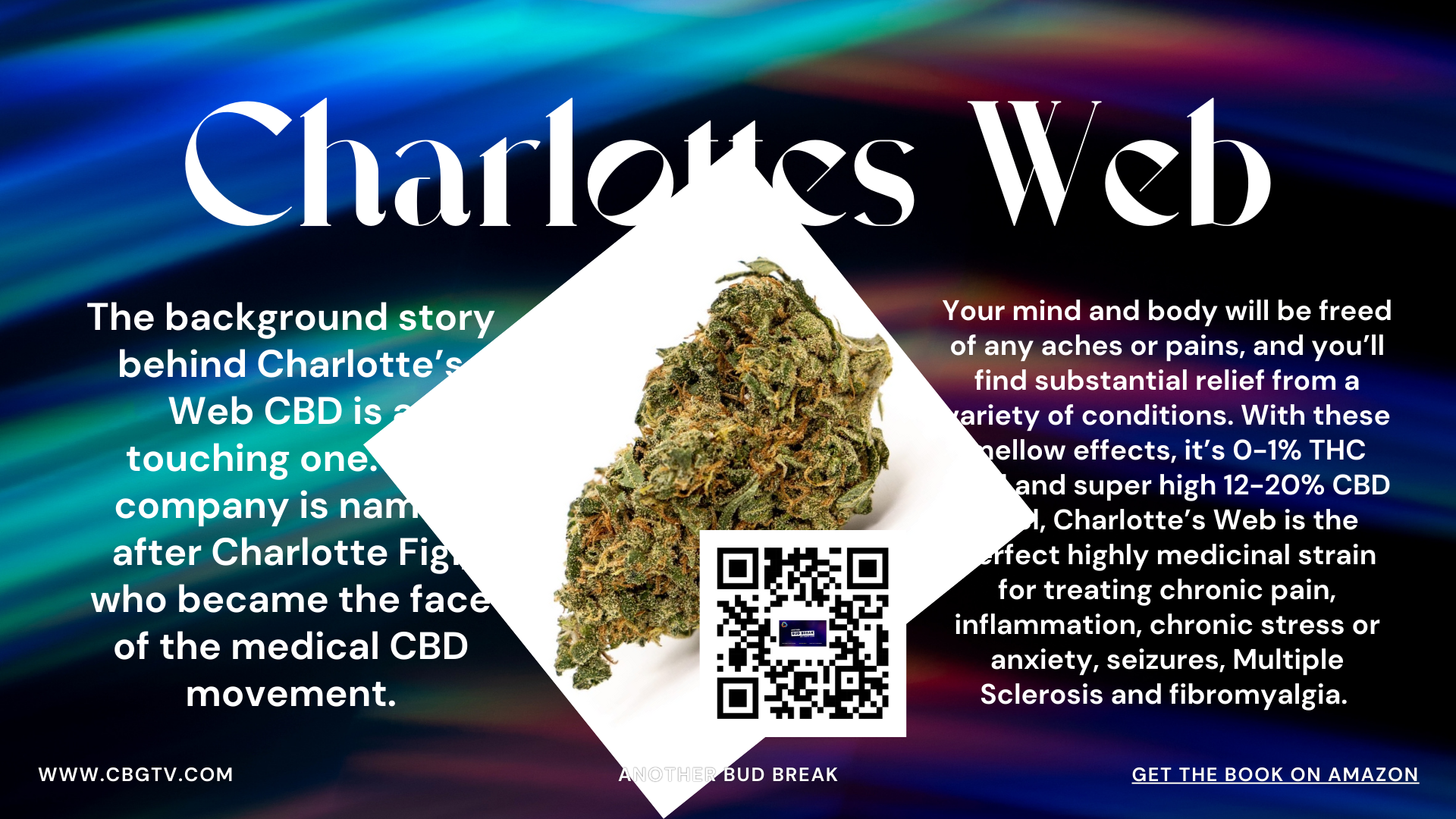 So, here's to Charlotte's Web, a strain that not only brings joy to the senses but also offers a pathway to wellness. Cheers to exploring the incredible world of cannabis, and don't forget to support CBGTV in their mission to educate and entertain cannabis enthusiasts worldwide!